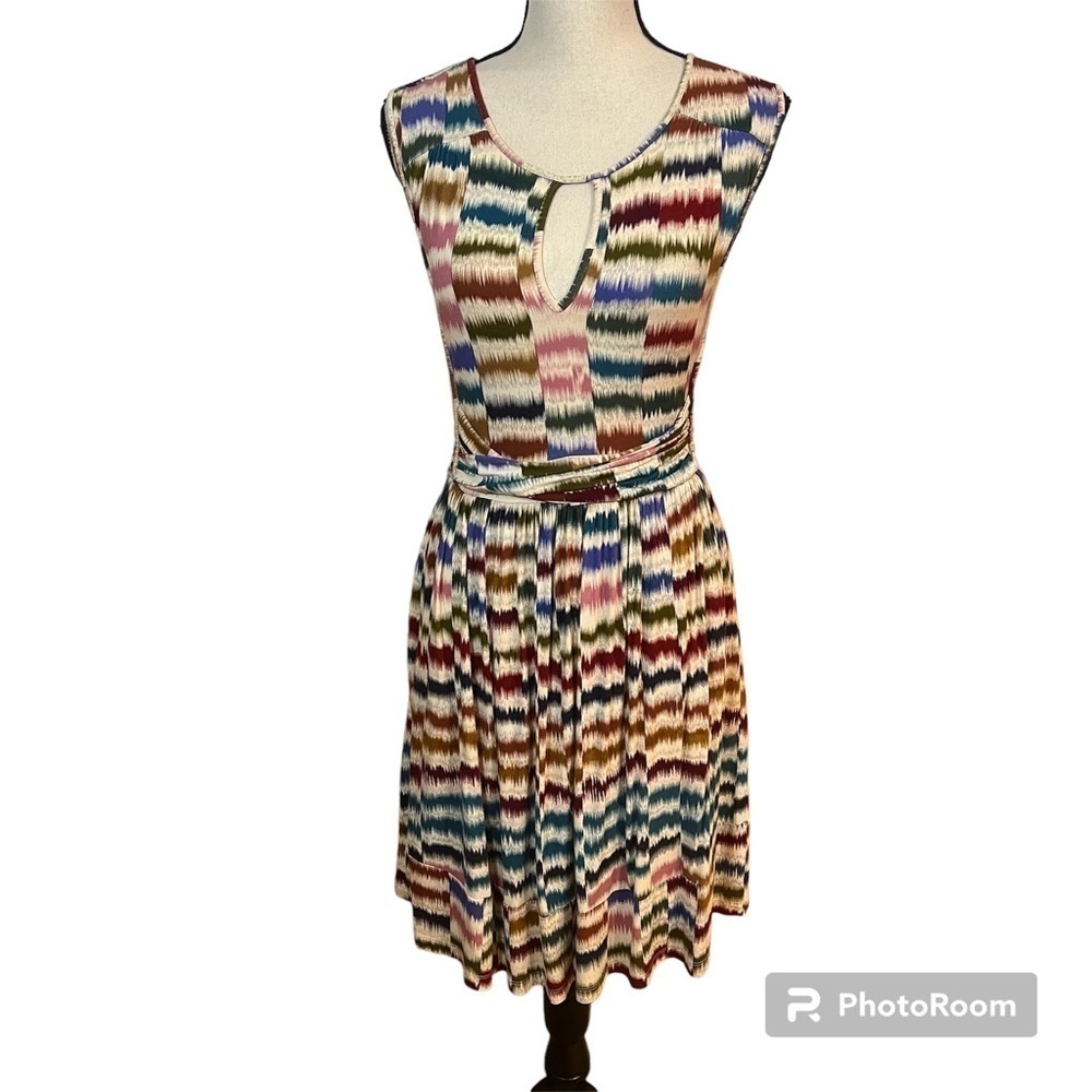Anthropologie Maeve Sennebec Sleeveless Dress Sz-S